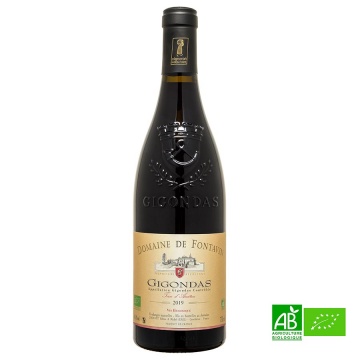 Gigondas vin rouge bio Terre d'Ancêtres 2019 75cl 14.5%Vol