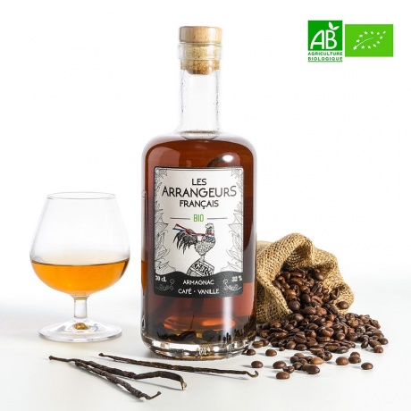 Armagnac Café Vanille biologique 70cl 32%Vol