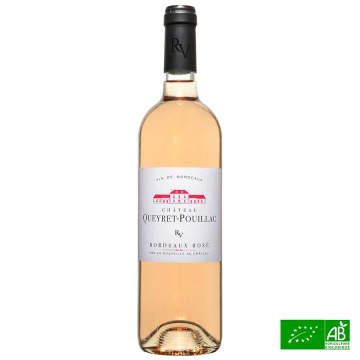 Bordeaux bio rosé Queyret Pouillac 2022 - 75cl