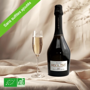AOC Vouvray blanc brut bio sans sulfites "Insolent" 75cl - 12.5%Vol