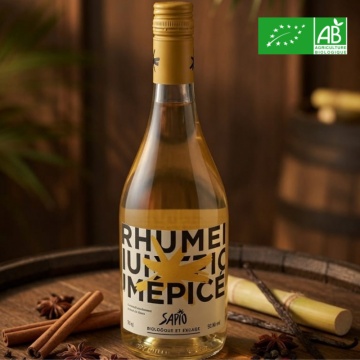 Rhum Épicé Sapio Biologique 70cl - 35.1°