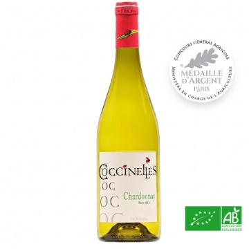 Chardonnay Coccinelles Bio – Médaille d’Argent