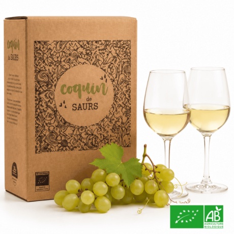 Coquin de Saurs Blanc sec bio BIB 5Litres