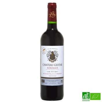 Bordeaux 2014 AOC Château Guitar bio 75cl