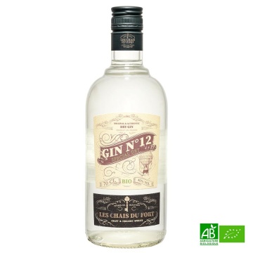 Gin bio Les Chais du Fort 70cl 40%