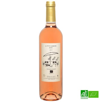 Côtes de Thongue IGP rosé bio Le P'tit Canon 75cl 13%Vol