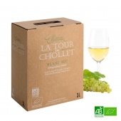 Bib vin blanc bio Château La Tour de Chollet 3L 14%Vol