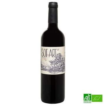 Vin rouge bio Côtes du Tarn IGP Soif'Art 75cl